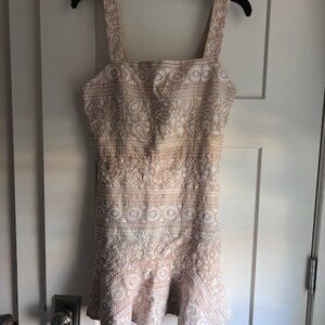 Alice + Olivia beige dress size 10 (fits small)
